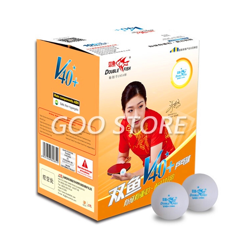 100 كرة من نوع Double Fish V40 - مراجعة Table Tennis Olympics وسعره