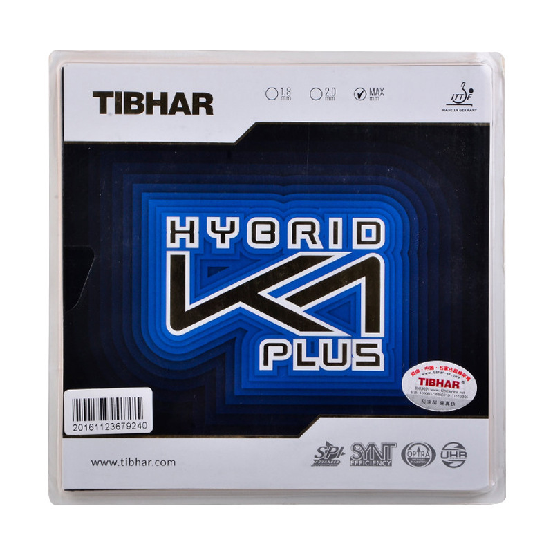 TIBHAR الهجين K1 / K1 زائد لزج - مراجعة Table Tennis Hybrid Rubbers وسعره