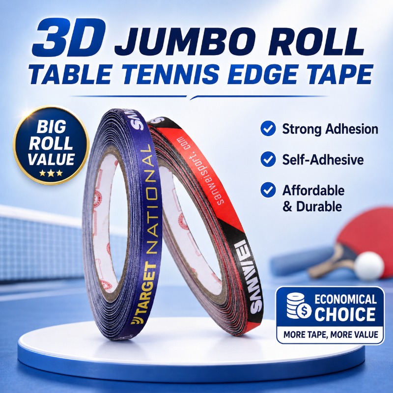 شريط حماية جوانب مضرب تنس الطا - مراجعة Table Tennis Paddle Set وسعره