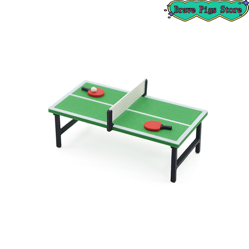 1:12 مضرب تنس طاولة مصغر نموذج - مراجعة Table Tennis Paddle Set وسعره