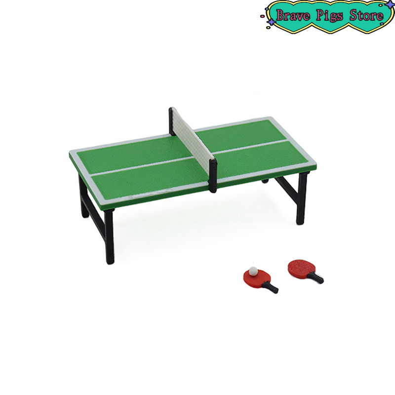 1:12 مضرب تنس طاولة مصغر نموذج - مراجعة Table Tennis Paddle Set وسعره