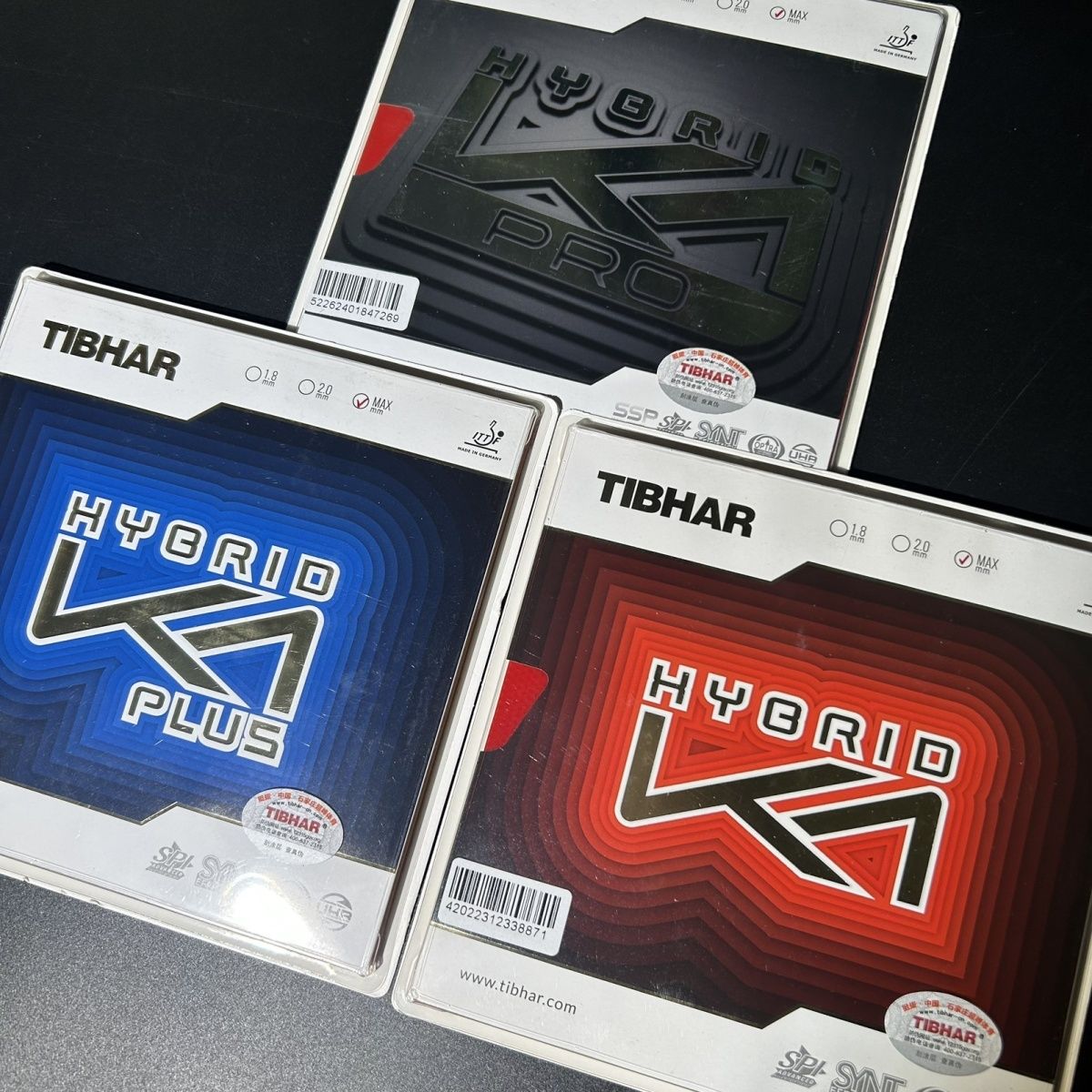مطاط تنس الطاولة Tibhar K2 Hyb - مراجعة Table Tennis Hybrid Rubbers وسعره