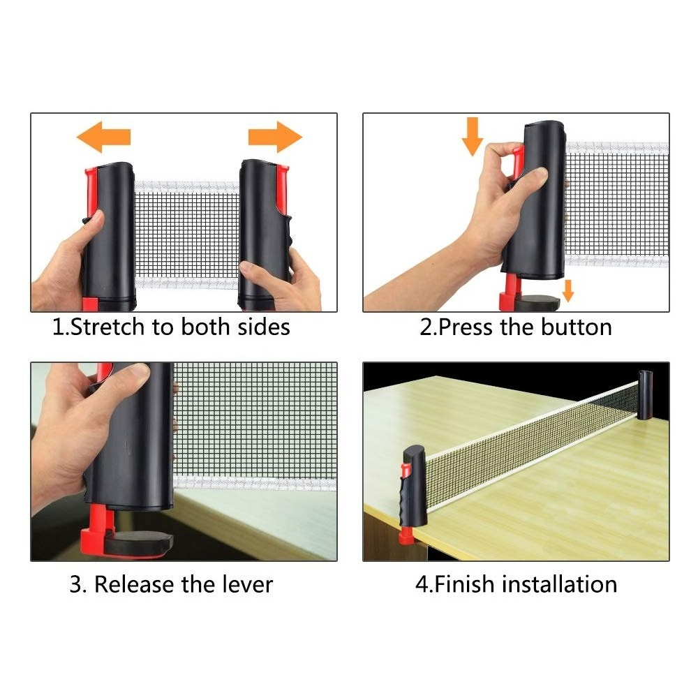 شبكة تنس الطاولة بينج بونج قاب - مراجعة Table Tennis Paddle Set وسعره