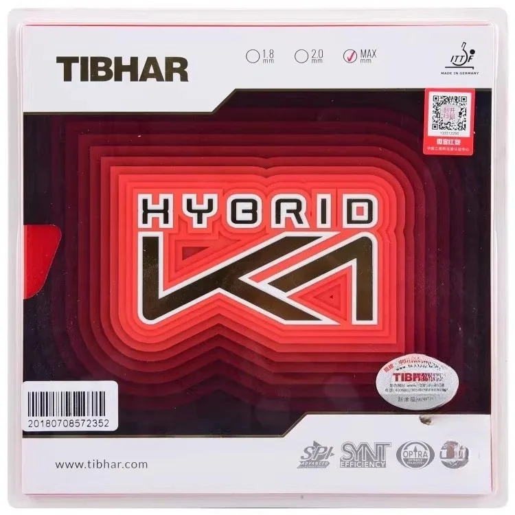 مطاط تنس الطاولة الأصلي TIBHAR - مراجعة Table Tennis Hybrid Rubbers وسعره